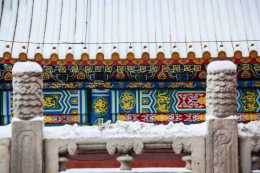在故宮遇見一場天地茫茫的鵝毛大雪，北京的故宮是一首風花雪月的詩