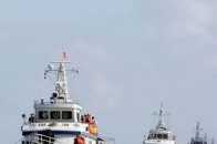 ​中越海警開展今年第二次北部灣海域聯合巡航