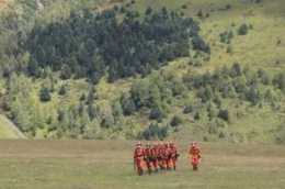 節日我在崗｜甘孜州森林消防支隊指戰員堅守崗位，守護駐地一方平安