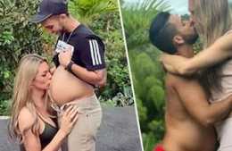 哥倫比亞女模特的老公懷孕8個月即將生產，男的懷孕是怎麼回事？