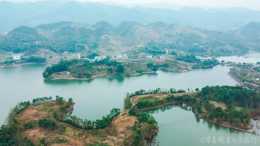 重慶長壽有個“千島洪湖”橫跨川渝，有著小千島湖之稱，航拍太美