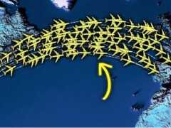 大西洋上空的“高速公路”為何會成為所有飛機的必經之路？