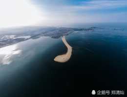 晉江塘東觸角沙灘，從村莊伸向大海的沙灘