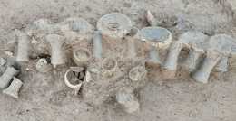 河南一水庫，考古專家挖出6條“金龍”，發現春秋楚國大墓