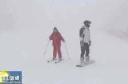 紅紅火火過大年｜梅花山國際滑雪場迎來虎年第一批遊客