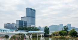 廣州高顏值免費公園，依靠南沙蕉門河建造，氣質摩登，遊客不多