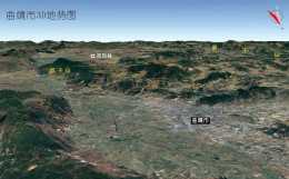 雲南省16個市州，高畫質3D地勢圖：昆明、曲靖、昭通